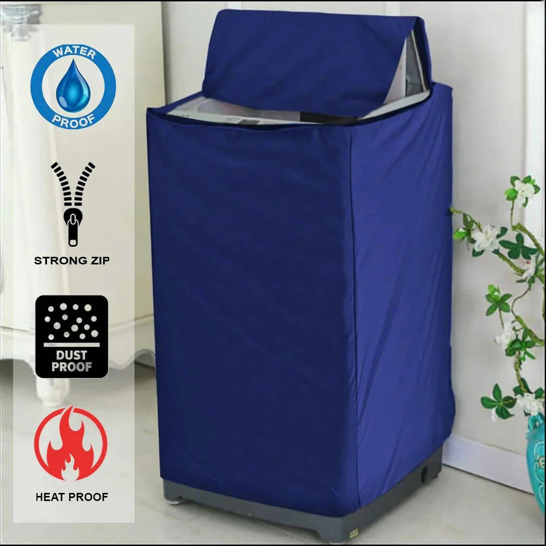 Waterproof Top Load Washing Machine Cover – Durable Parachute Fabric, ( Size Large Random Color)