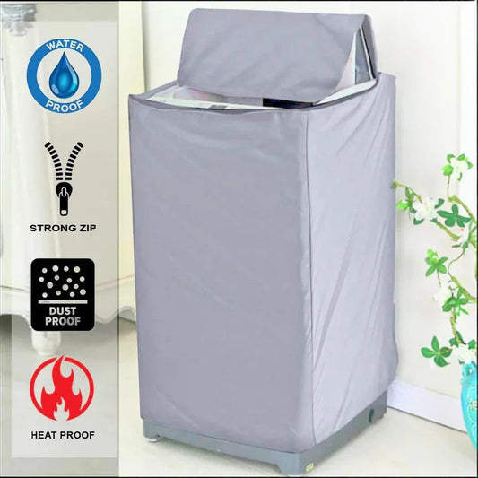 Waterproof Top Load Washing Machine Cover – Durable Parachute Fabric, ( Size Large Random Color)