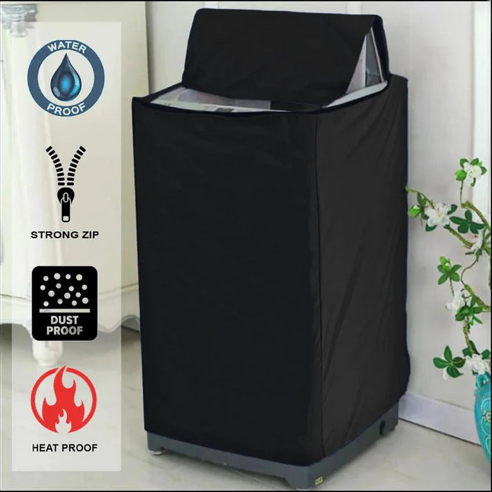 Waterproof Top Load Washing Machine Cover – Durable Parachute Fabric, ( Size Large Random Color)