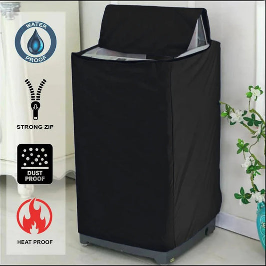 Waterproof Top Load Washing Machine Cover – Durable Parachute Fabric, ( Size Large Random Color)