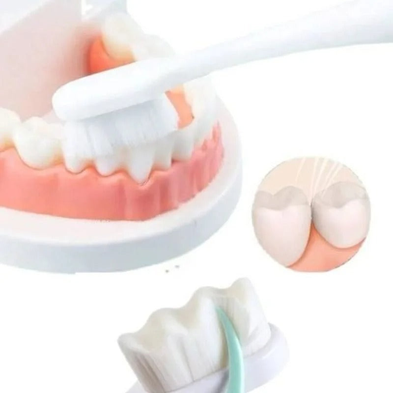 Nano Toothbrush with Travel Case | Ultra Soft Micro-Nano Bristles | Gentle Toothbrush for Sensitive Gums | Suitable for Adults & Kids | Random Color